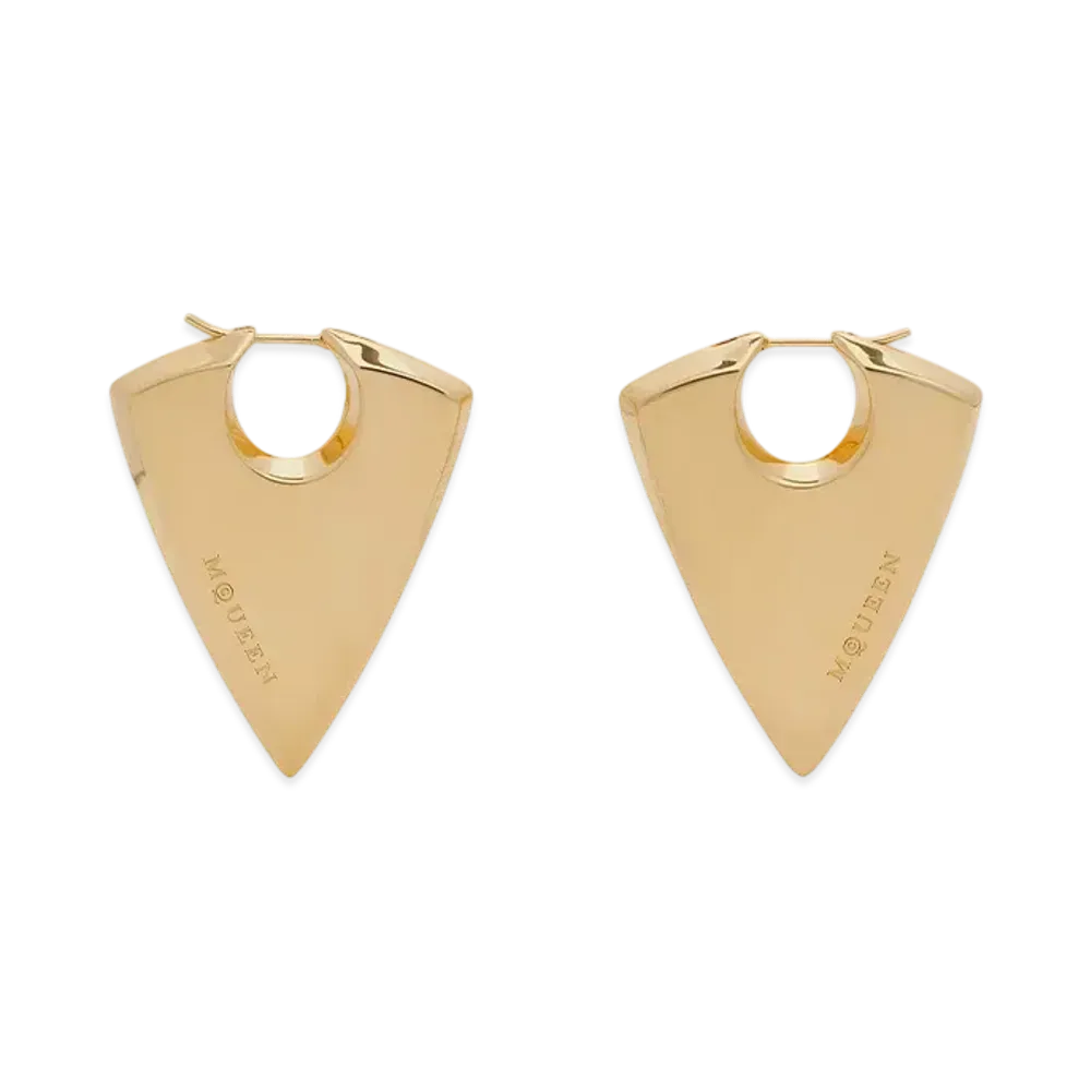 Alexander McQUEEN Arrow Earrings "Gold"