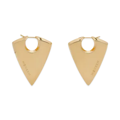 Alexander McQUEEN Arrow Earrings "Gold"