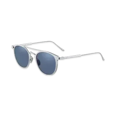 Cartier C de Cartier Sunglasses "Gray/Dark Blue"