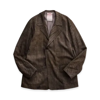 NICENESS N.Fielding Printed Stripe Hunter Jacket "Wide Stripes"