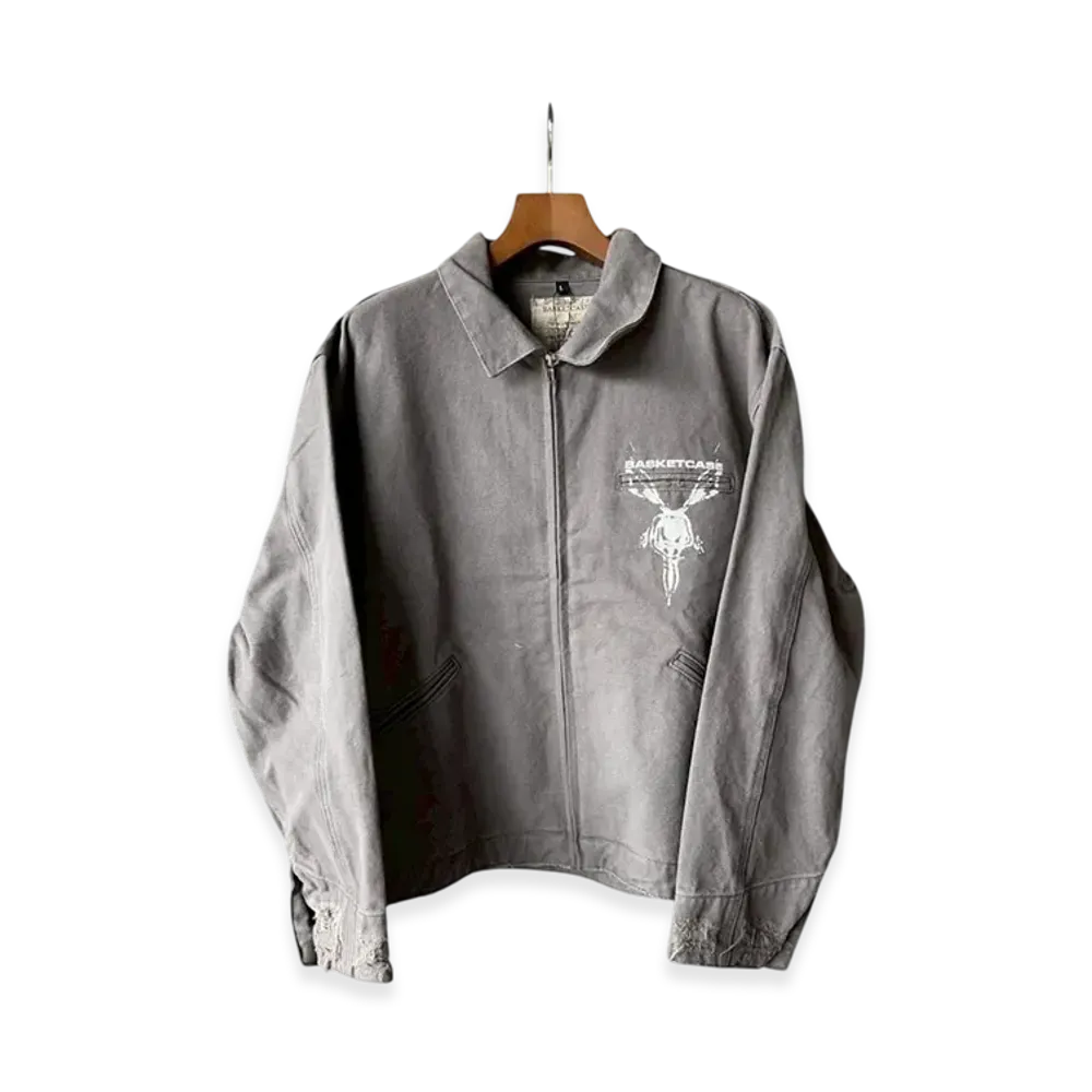 Basketcse Factory Work Jacket "Vintage Black"