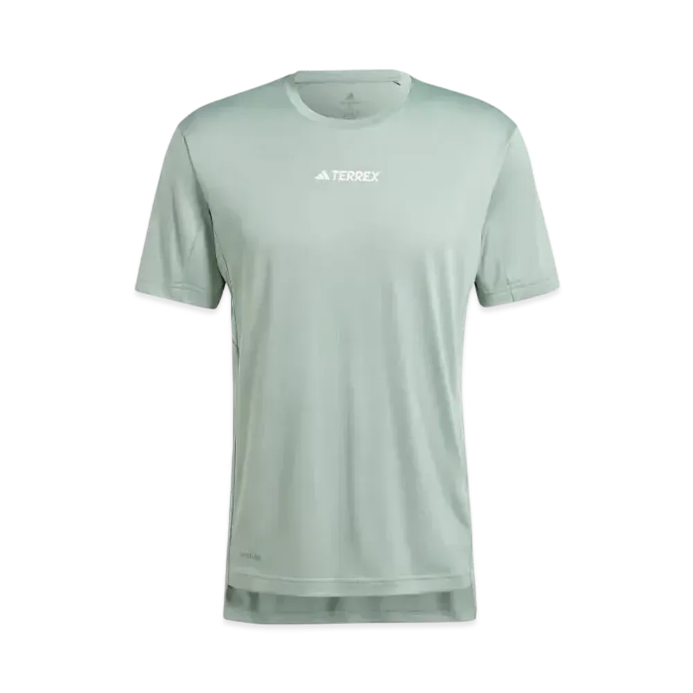 adidas Telex Multi Short Sleeve T-shirt "Silver Green"