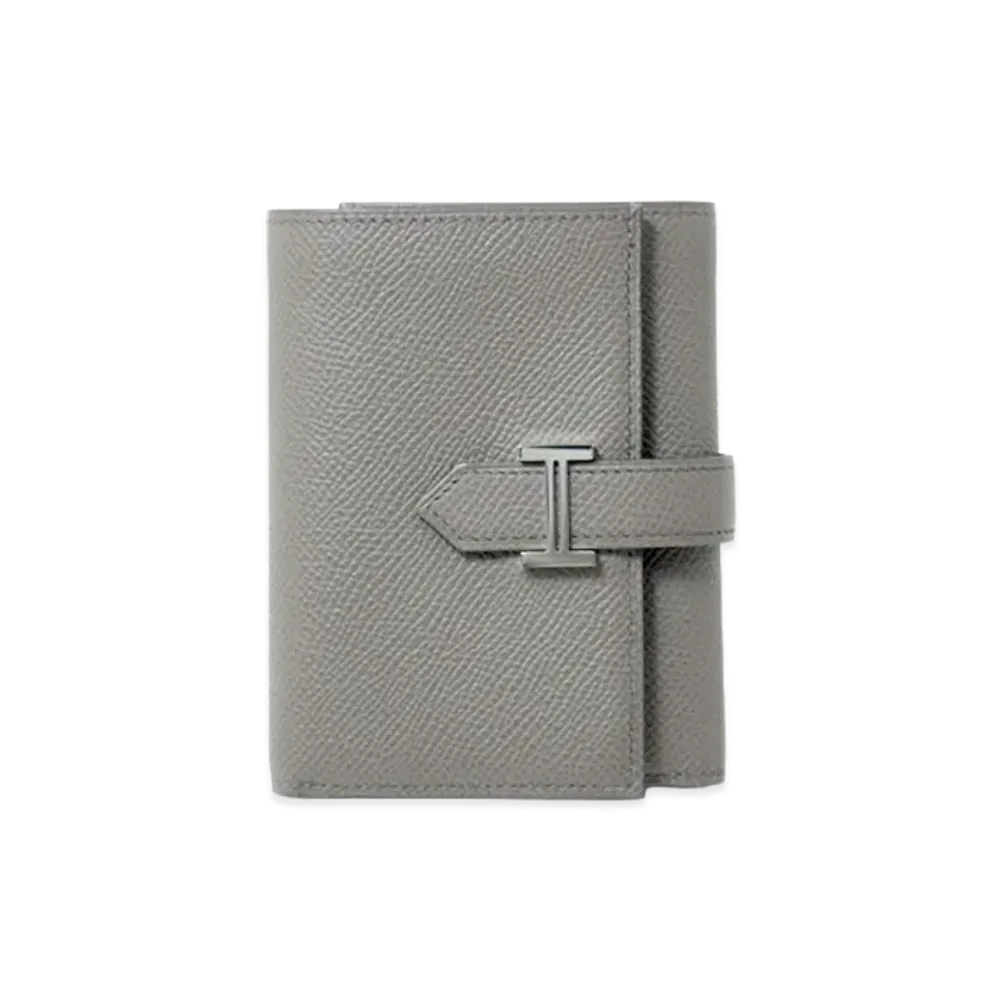 Hermes Bearn Compact Wallet "Etoupe/Silver"
