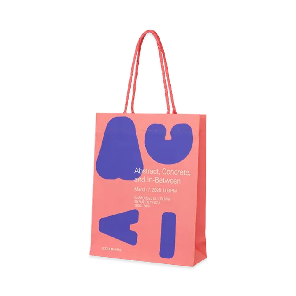 ISSEY MIYAKE This Is A Paper Bag (Poster) "Pink"
