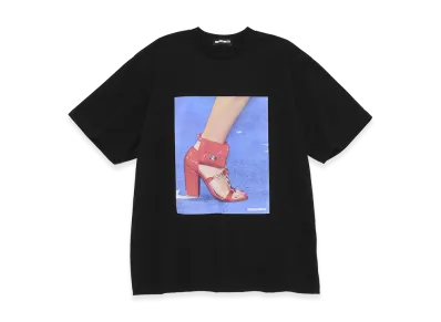 GOD SELECTION XXX Red Heel & Pouch Photo Tee GX-S26-ST-14 "Black"