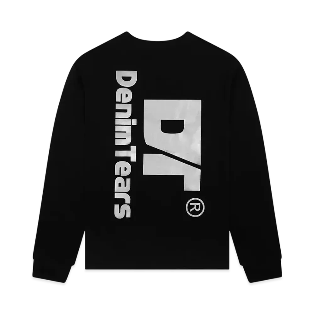 DENIM TEARS DT Outdoor Long Sleeve Tee "Black"
