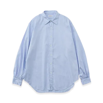 NICENESS E.Mansell Striped Cotton and Summer Wool "Sax"