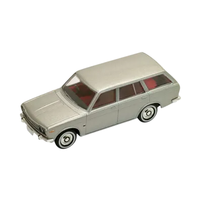 TOMYTEC "TOMICA LIMITED VINTAGE" 1/64 LV-81a Bluebird (Estate Wagon Silver)