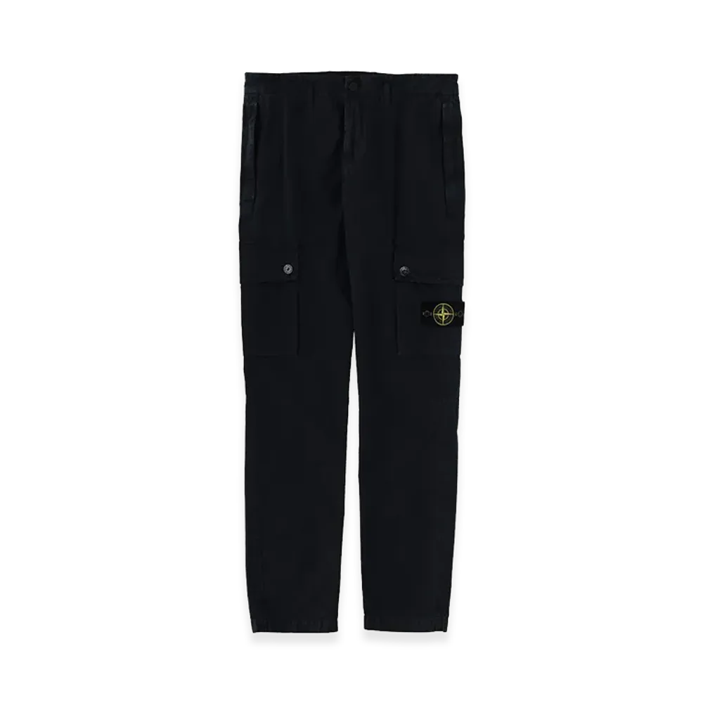 Stone Island Cargo Pants with Logo Patch "Blue"