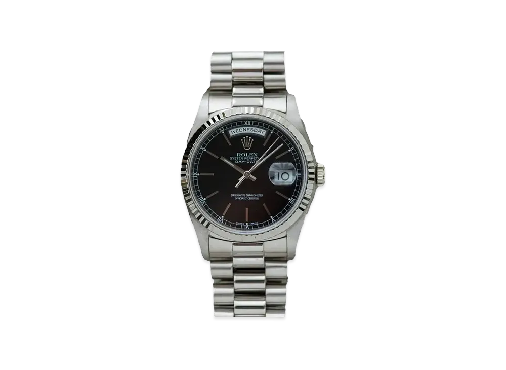 ROLEX Day-Date "Black/White Gold"