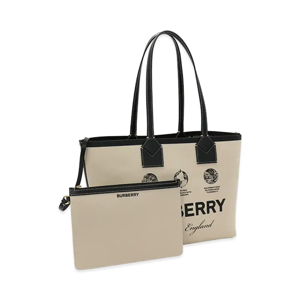 Burberry Small Heritage Tote Bag "Beige"
