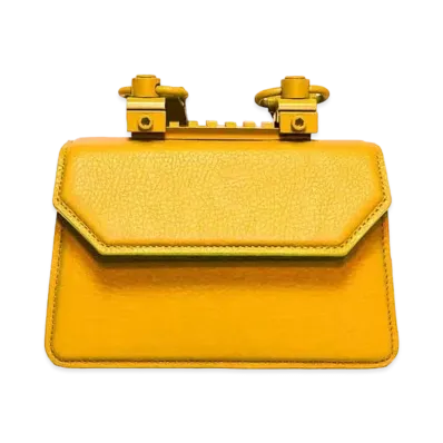 GANIKAWA GIB-01 HAND BAG(M) "YELLOW"