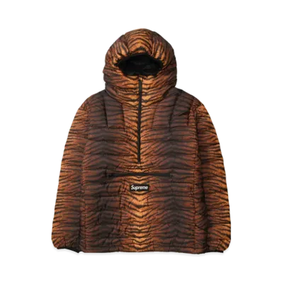Supreme Micro Down Half Zip Hooded Pullover "Tiger"