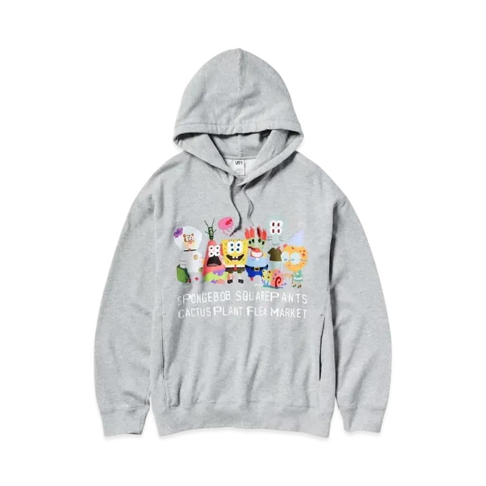 Uniqlo UT x Cactus Plant Flea Market x Sponge Bob Sweat Parka "Gray"