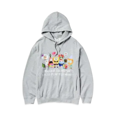 Uniqlo UT x Cactus Plant Flea Market x Sponge Bob Sweat Parka "Gray"