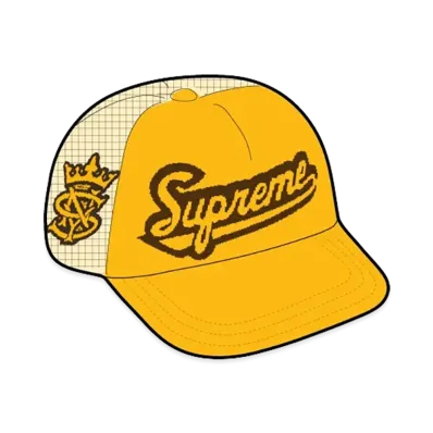 Supreme University Mesh Back 5-Panel "Gold"