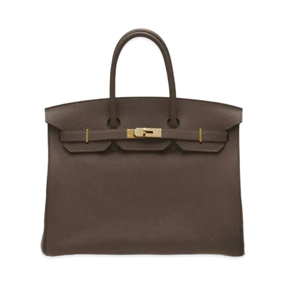 Hermes Birkin Togo "Chocolat/Gold"