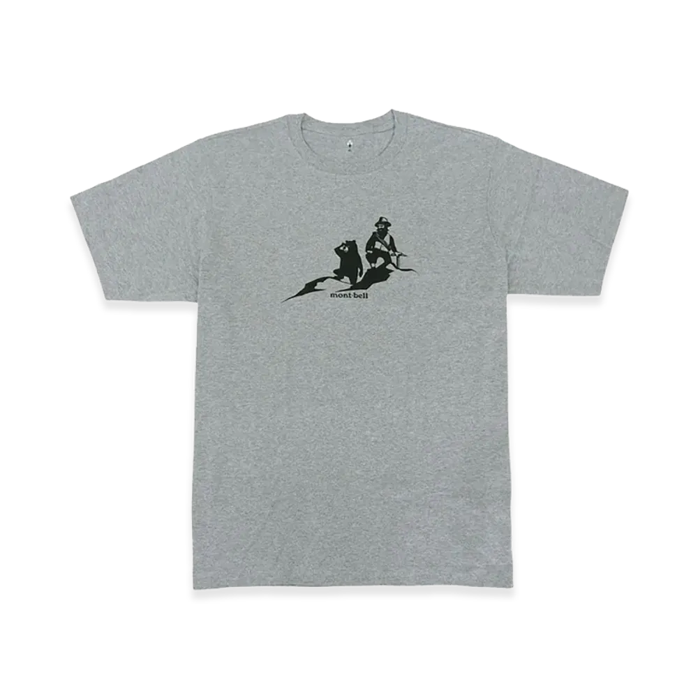 mont-bell T-Shirt Peacheskin Cotton T-Shirt "Light Gray"