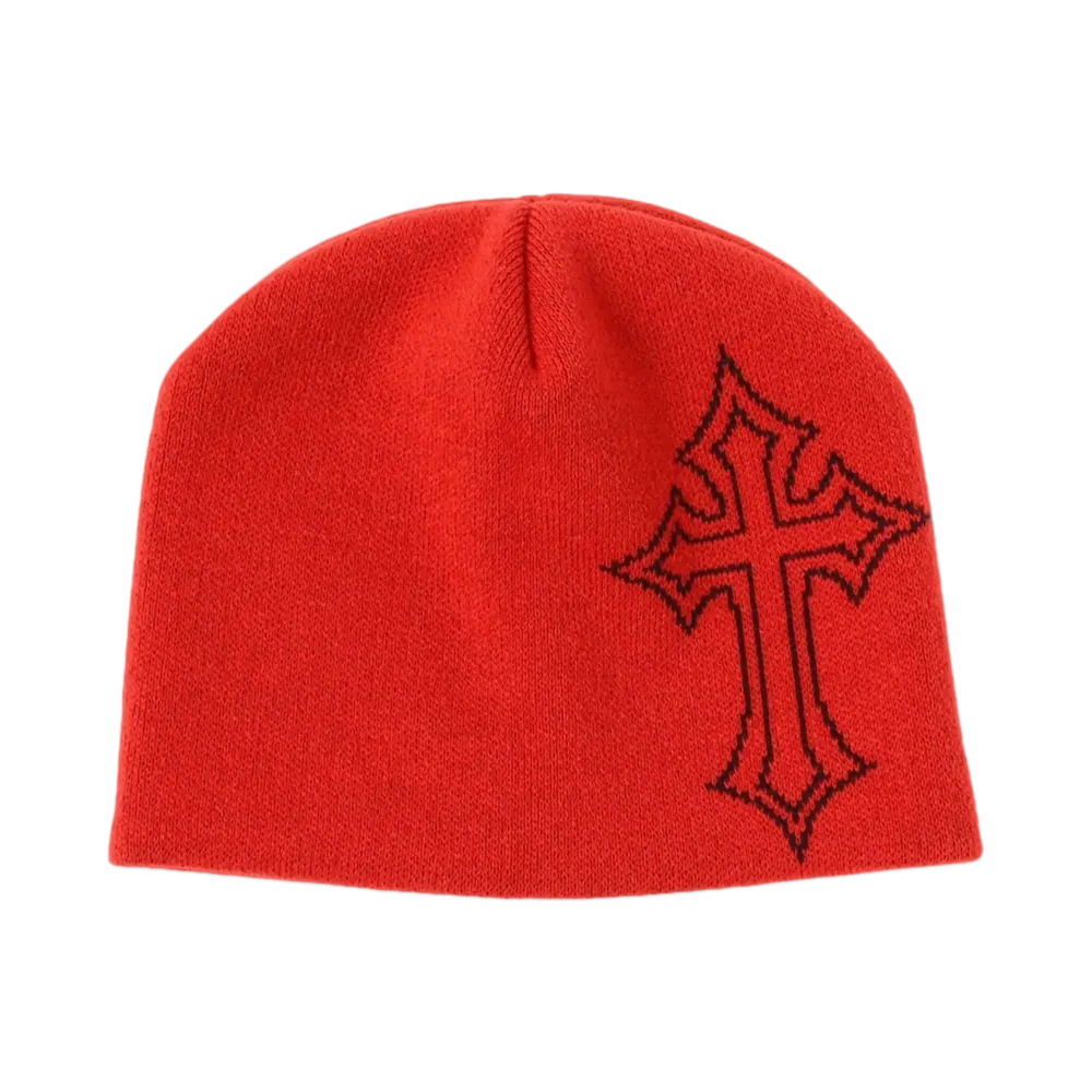 BEAMS FUTURE ARCHIVE Cross Beanie "Red"