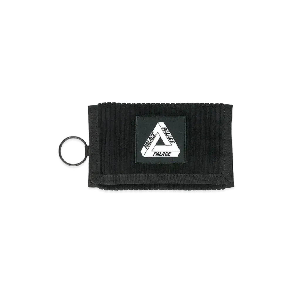 PALACE Corduroy Tri Wallet "Black"