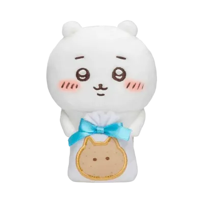 Gray Parka Service -Chikawa- A stuffed animal watching from the Chikawa desktop (cookie Chiikawa)