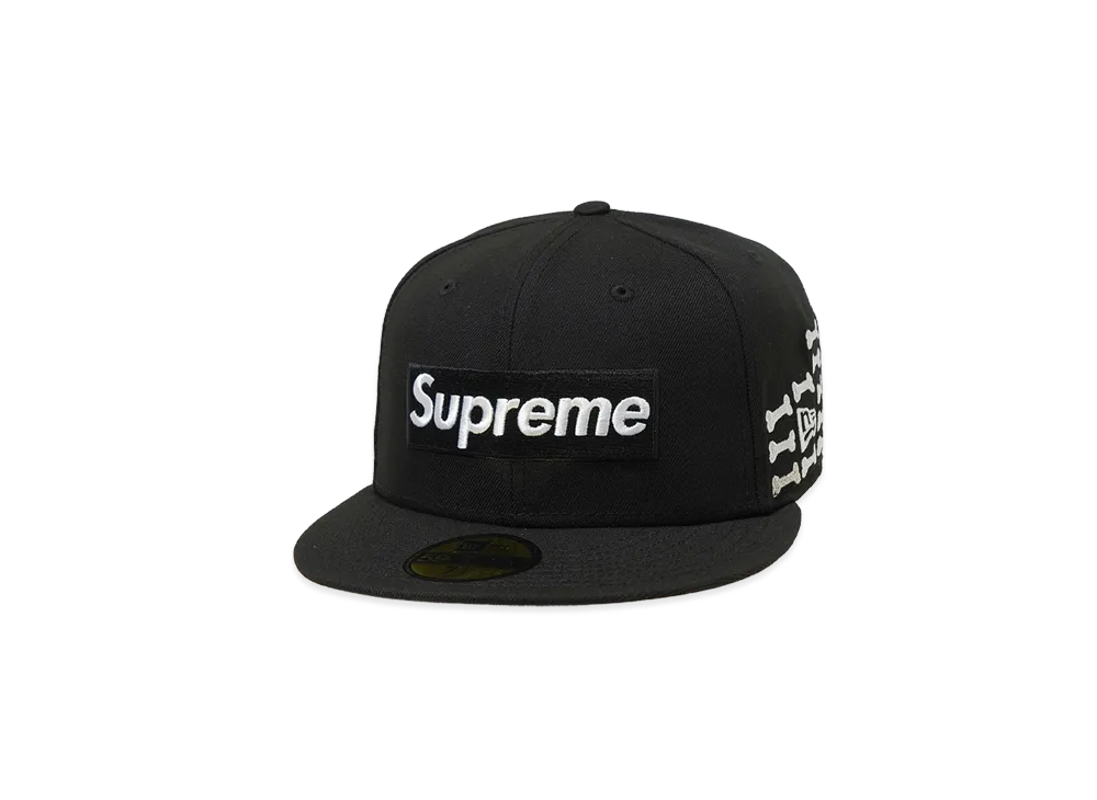 Supreme Bones Box Logo New Era "Black"