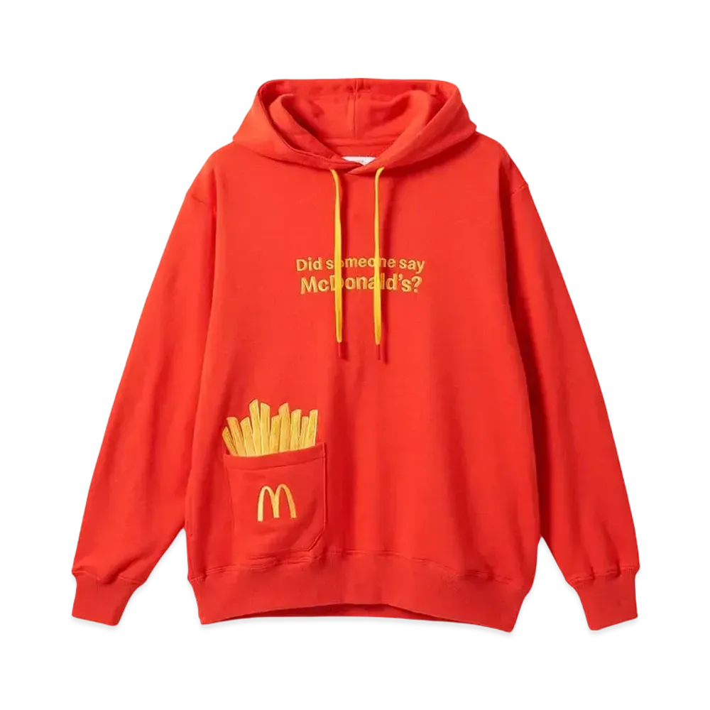 graniph x McDonald's French Fries Pocket 2 Fleece Loose Fit Parka "Red"