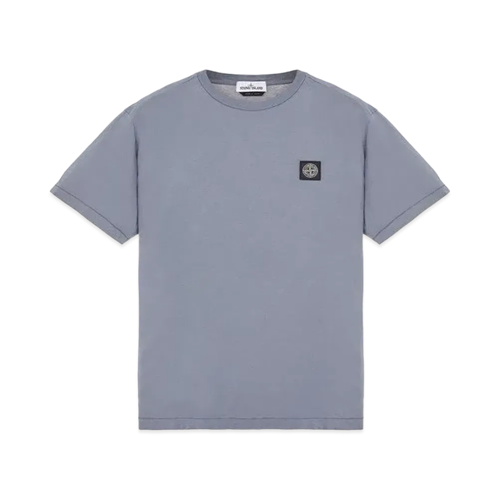 Stone Island 24113 60/2 COTTON JERSEY _SLIM FIT "Pastel Blue"