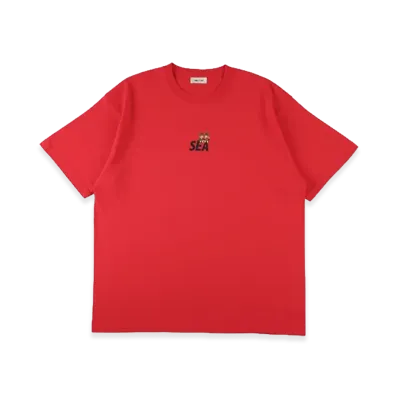 WIND AND SEA x Monchhichi Pair Tee "Red"