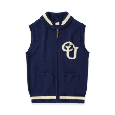 Champion Zip Vest 24FW "Navy"