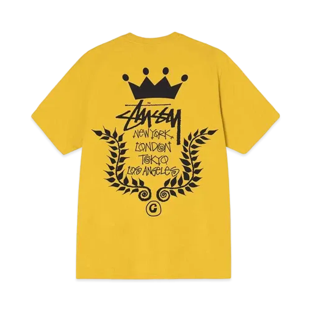 Stussy CROWN WREATH TEE "Honey"