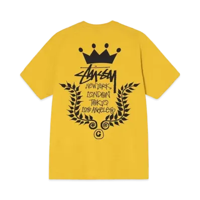 Stussy CROWN WREATH TEE "Honey"