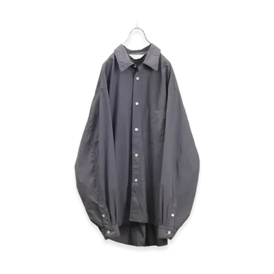 ANCELLM Shrink Over Shirt "Navy"