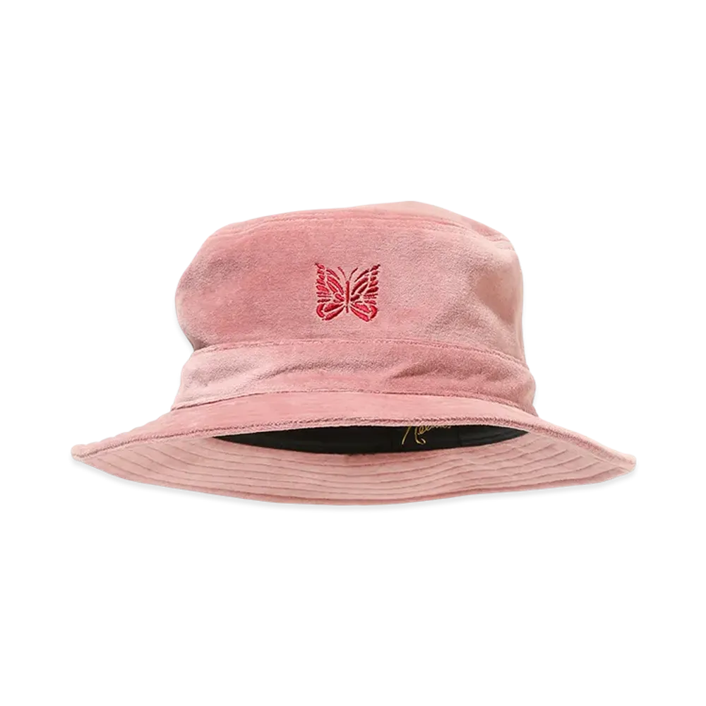 NEEDLES Bucket Hat - C/PE Velour "Pink"