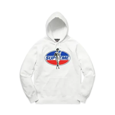 Supreme x HYSTERIC GLAMOUR Hooded Sweatshirt "White"