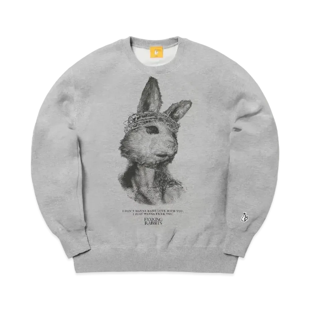 FR2 Rabbit Jesus Sweatshirt "Gray"