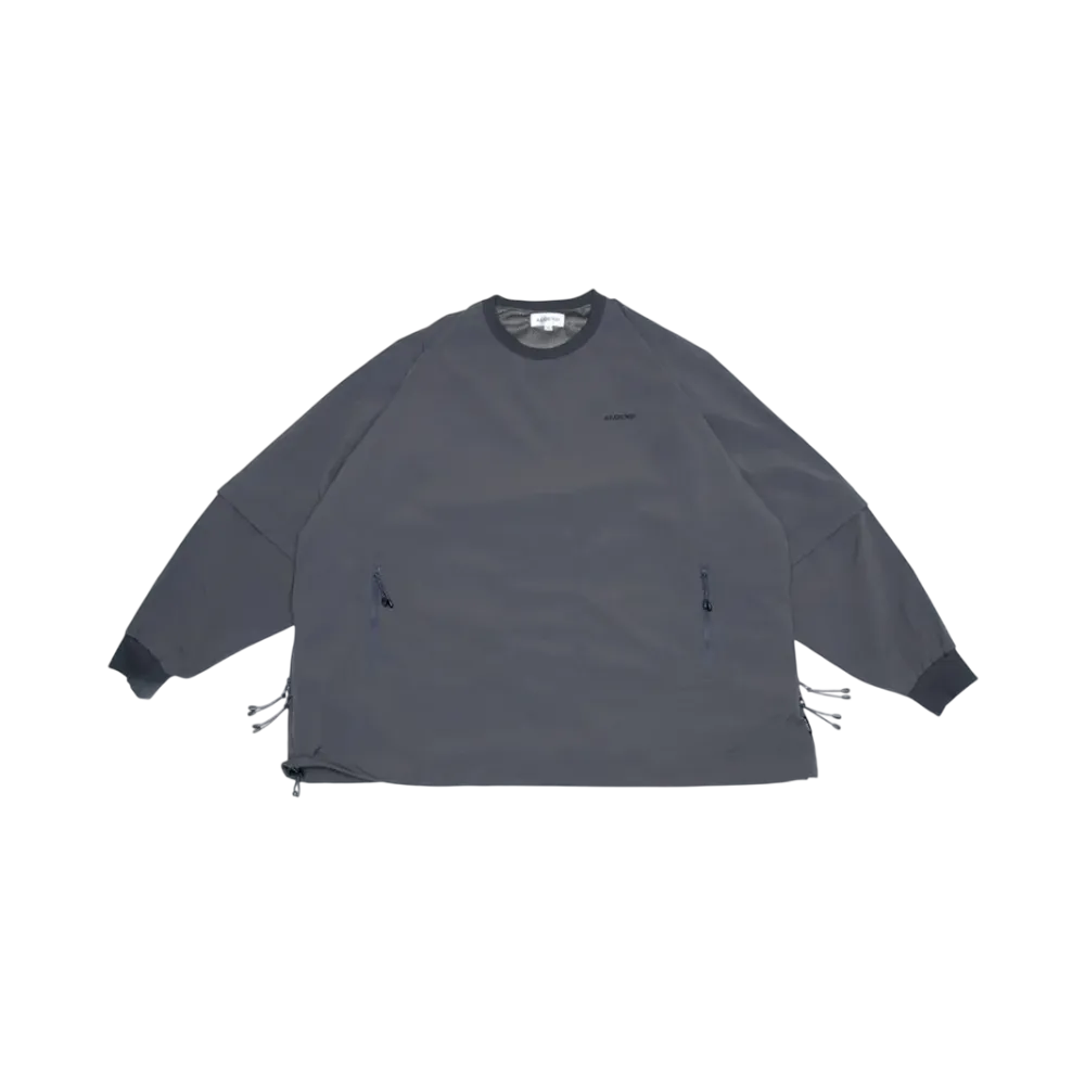 ALOUND Wide Detachable Pullover "Charcoal Grey"