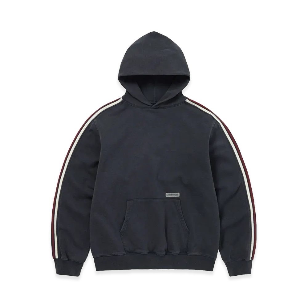 thisisneverthat Striped Hoodie "Dark Navy"