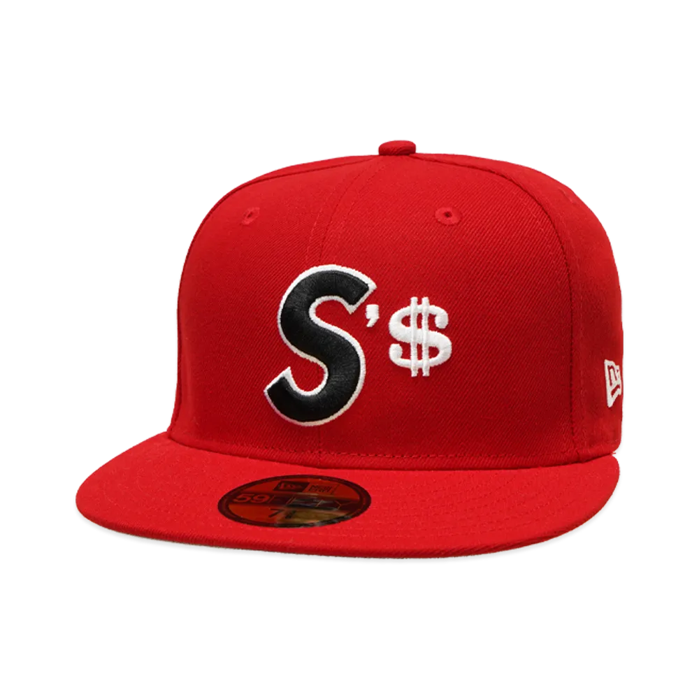 Supreme Money S Logo New Era "Red"