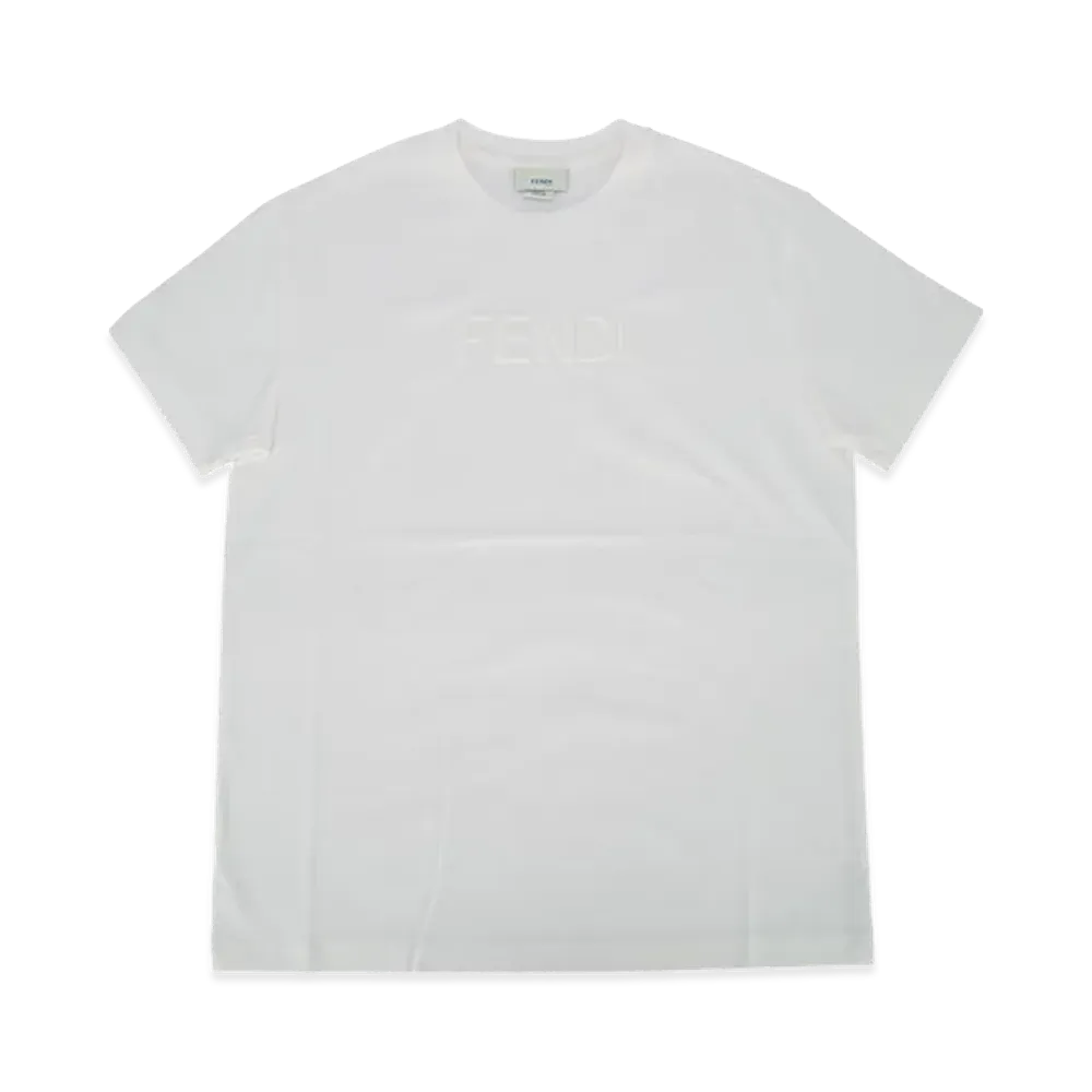 FENDI Kids T-Shirt Jersey Tinto "White"