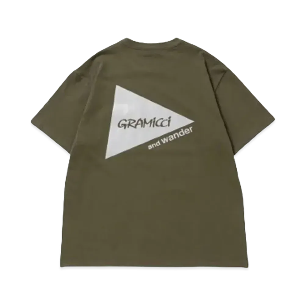 GRAMICCI x and wander Back Print Tee "Green"