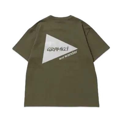 GRAMICCI x and wander Back Print Tee "Green"