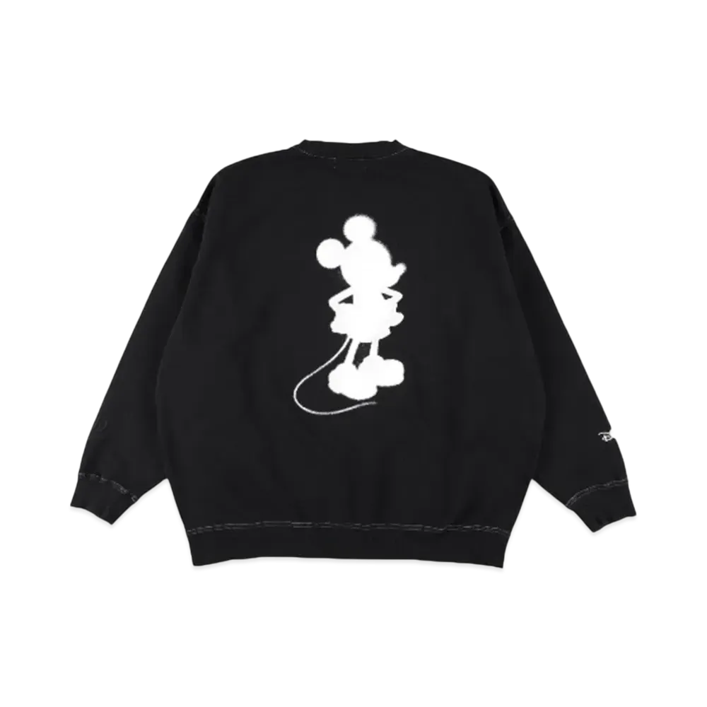 WIND AND SEA x Disney Black Crewnwck Sweatshirt "Gray"