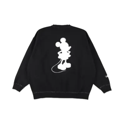WIND AND SEA x Disney Black Crewnwck Sweatshirt "Gray"