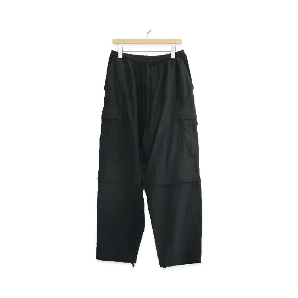 COMOLI Ripstop Convertible 6P Pants "Black"