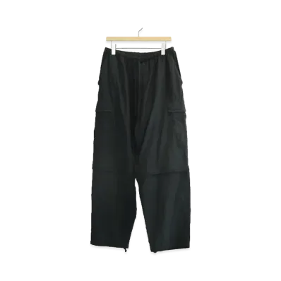 COMOLI Ripstop Convertible 6P Pants "Black"