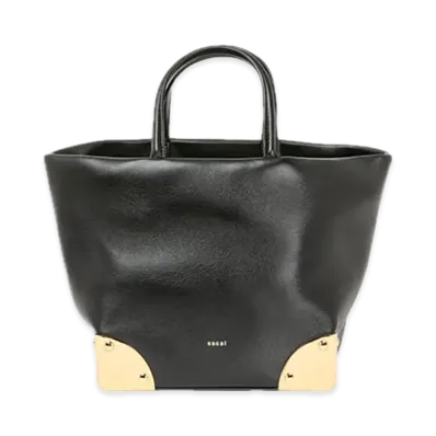 sacai Corner Metal Tote Small "Black"