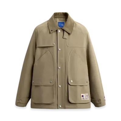 ZARA x CHAMPION Trench Coat with Patch Pockets "Beige"