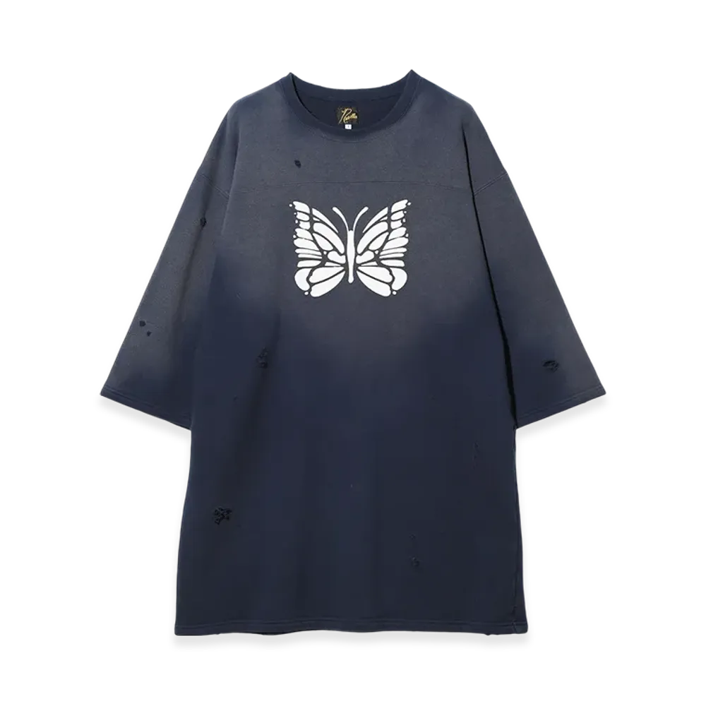 NEEDLES Deconstructed Hockey Dress Cotton French Terry "Navy"