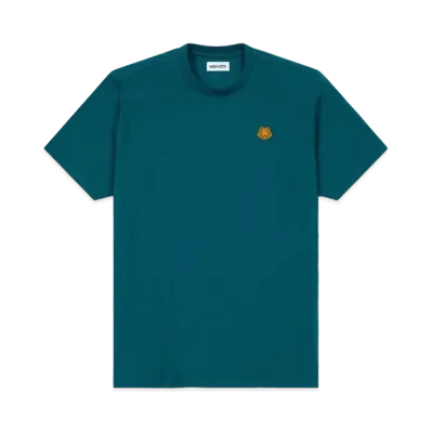KENZO T-Shirt tigre Tigre Crest "Duck Blue"